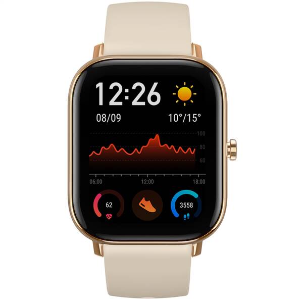 Chytré hodinky Amazfit GTS zlaté

