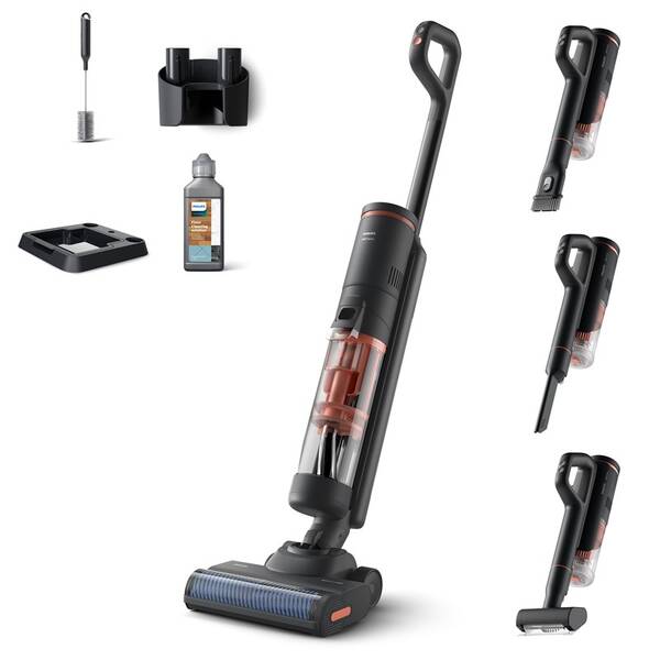 Víceúčelový vysavač Philips XW6264/11 černý

