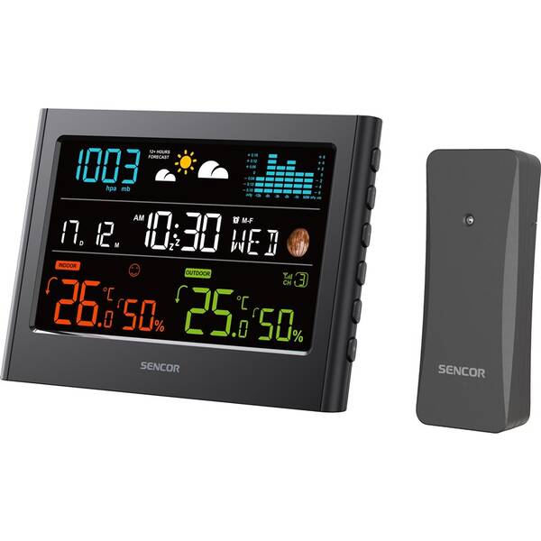 Meteorologická stanice Sencor SWS 4600 černá

