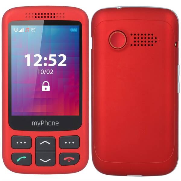 Mobilní telefon myPhone Halo S Senior červený

