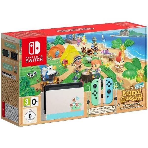 Herní konzole Nintendo Switch s Joy-Con v2 - Animal Crossing bundle 

