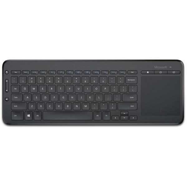 Klávesnice Microsoft All in One Media Wireless, CZ/SK černá

