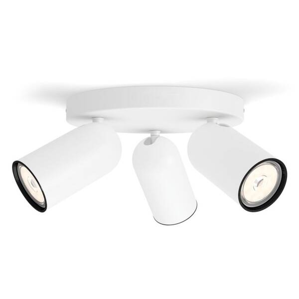 Bodové svítidlo Philips Pongee, 3xGU10 bílé

