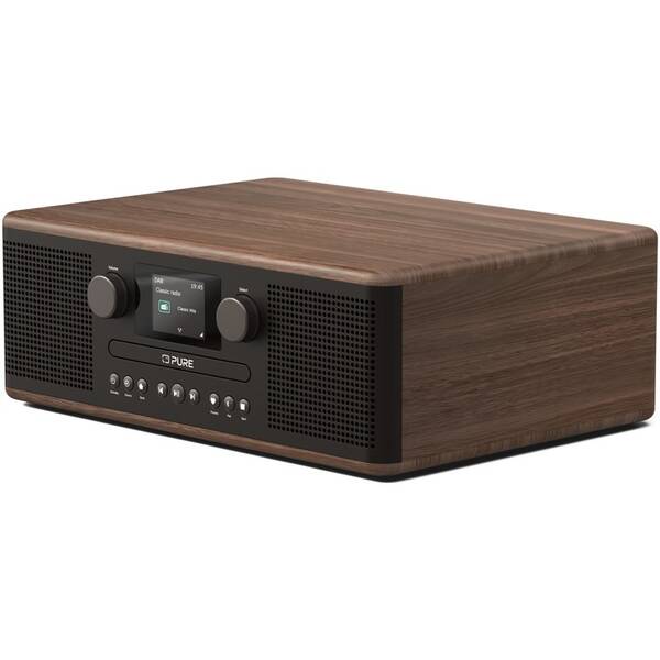 Radiopřijímač s DAB+ Pure Classic C-D6 černý/hnědý

