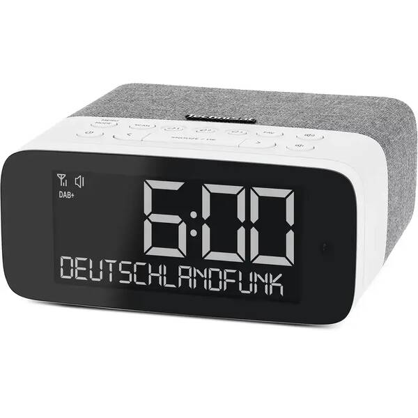 Radiobudík TechniSat DIGITRADIO 52 ASA šedý/bílý

