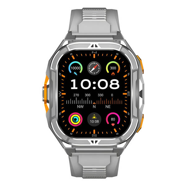 Chytré hodinky ARMODD Titan GPS stříbrné


