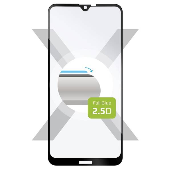 Tvrzené sklo FIXED Full-Cover na Nokia 2.3 černé

