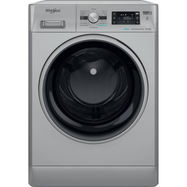 Pračka se sušičkou Whirlpool FFWDB 964369 SBSV EE stříbrná

