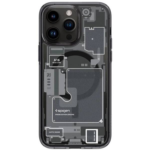 Kryt na mobil Spigen Ultra Hybrid Zero One s MagSafe pro iPhone 14 Pro šedý

