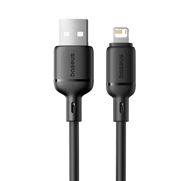 Kabel Baseus Silky USB/Lightning 1m 2.4A černý

