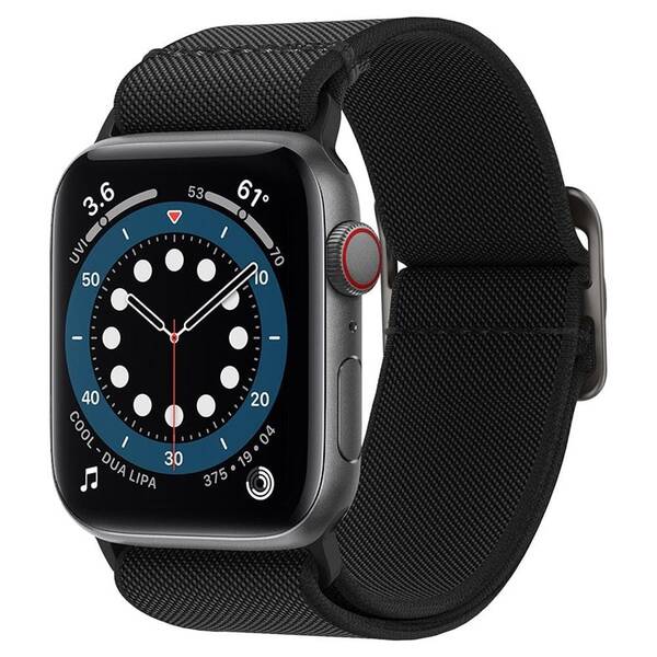 Řemínek Spigen Lite Fit na Apple Watch 42/44/45/49 mm černý

