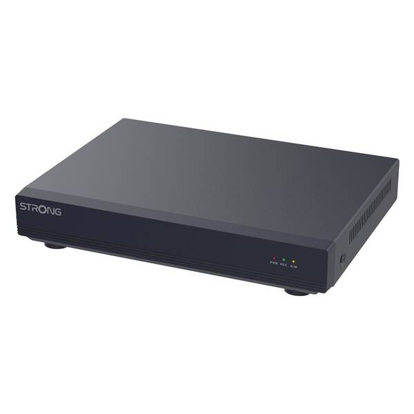 Záznamové zařízení Strong NVR1120-8P, 8xIP, 8Mpx, 512Mbps, HDMI, VGA, 2× USB, 1× LAN, 1× SATA, 8× PoE černá

