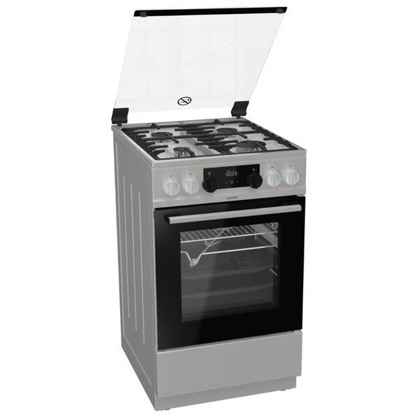 Kombinovaný sporák Gorenje KS5350XF ExtraSteam nerez


