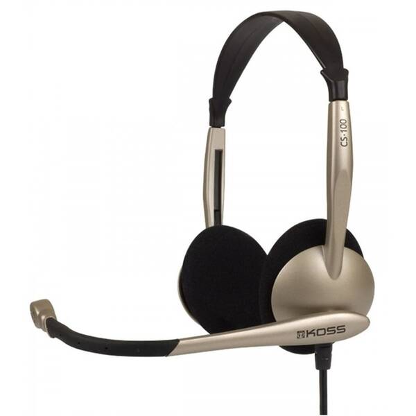 Headset Koss CS 100 černý/stříbrný


