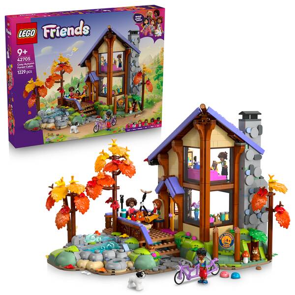 Stavebnice LEGO® Friends 42705 Útulná chata v podzimním lese 

