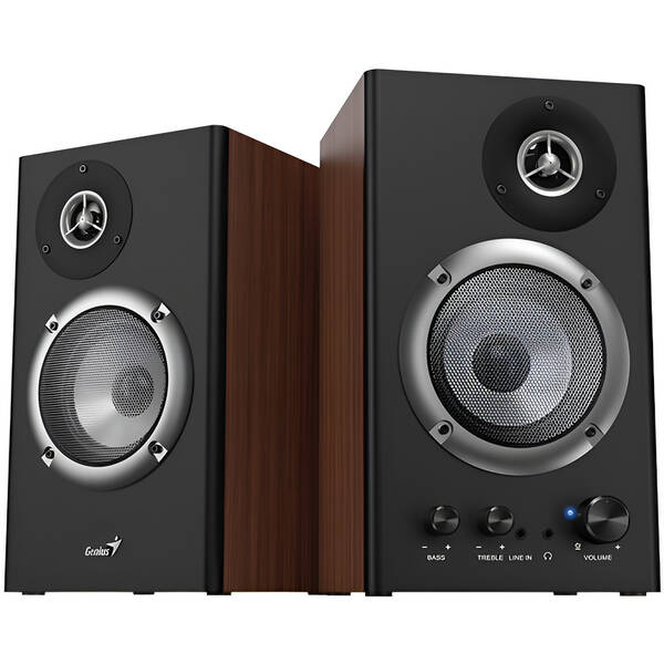 Reproduktory Genius SP-HF1200B černé/hnědé

