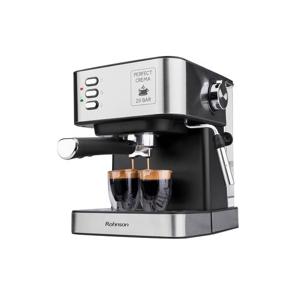Espresso Rohnson R-982 stříbrné

