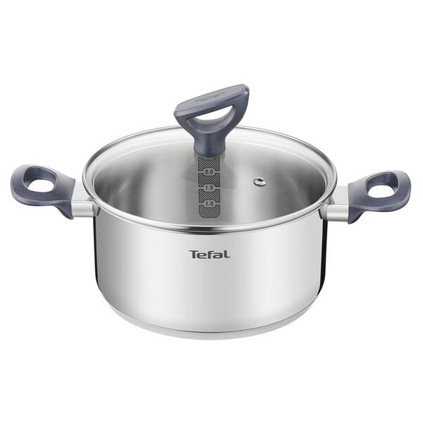 Hrnec s poklicí Tefal G7124445, 20 cm nerez

