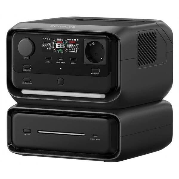 Nabíjecí stanice EcoFlow RIVER 3 Max (572 Wh) černá barva
