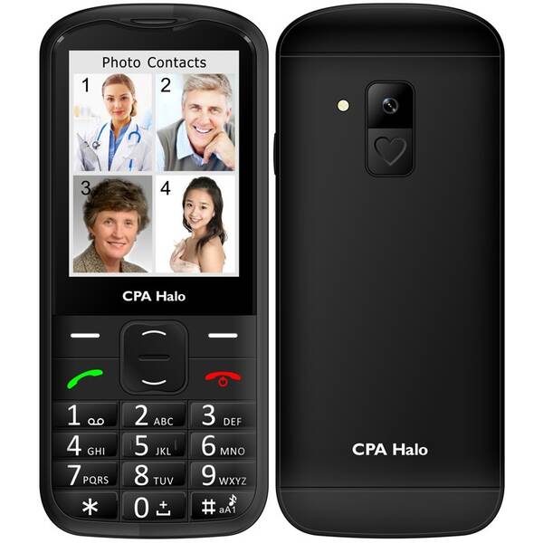 Mobilní telefon CPA Halo 18 Senior černý

