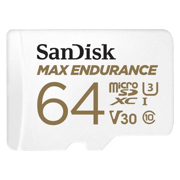 Paměťová karta SANDISK 64GB + adaptér 

