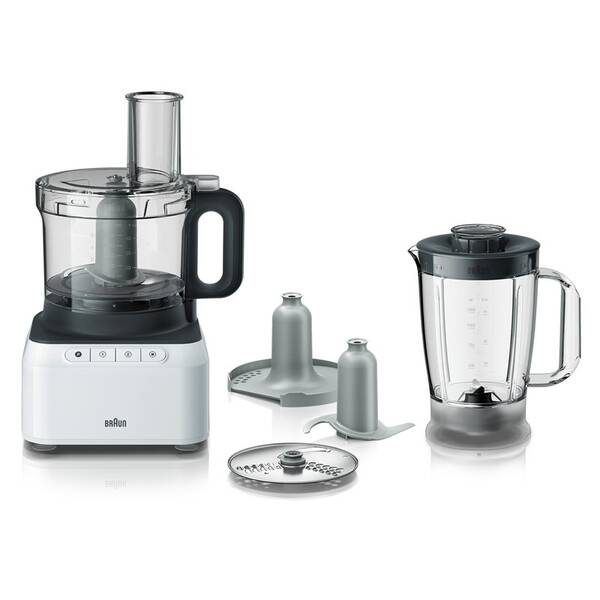 Kuchyňský robot Braun FP 3131.WH šedý/bílý

