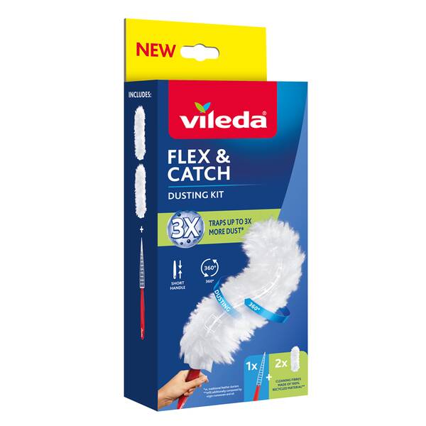 Prachovka Vileda krátká červená

