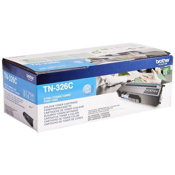 Toner Brother TN-326C, 3500 stran azurový


