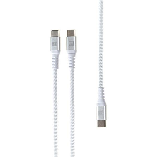 Kabel ERPOWER Intelligent Cable Extender USB-C/Dual USB-C 100W, 1,5m bílý

