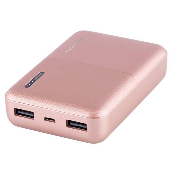 Powerbanka GoGEN 10000 mAh, metalická růžová

