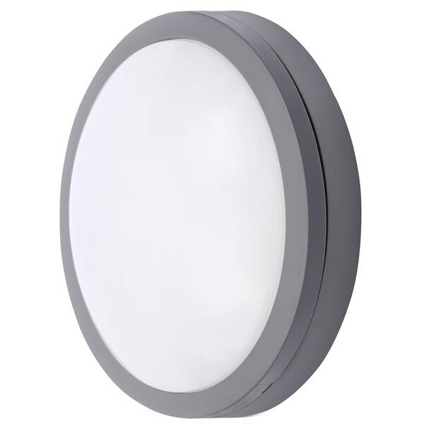 Stropní svítidlo Solight Siena, 20W, 1500lm, 4000K, IP54, 23cm šedé

