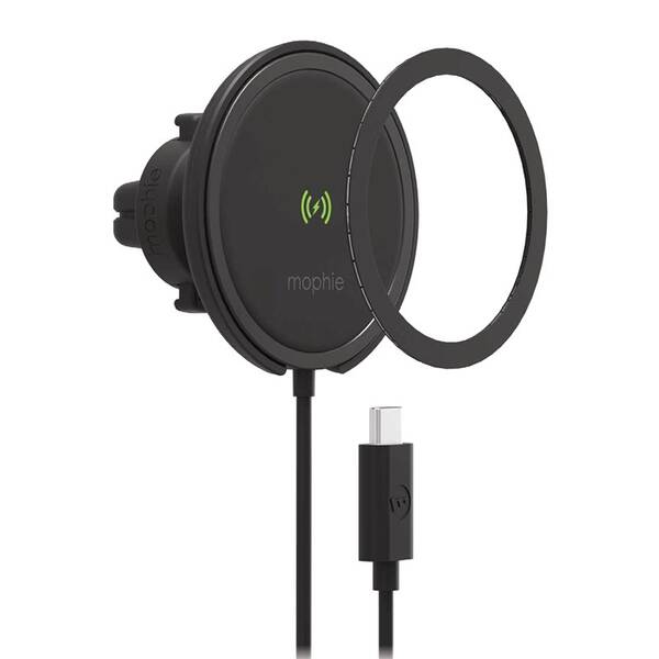 Držák na mobil Mophie Snap+ bezdrátové nabíjení 15W černý

