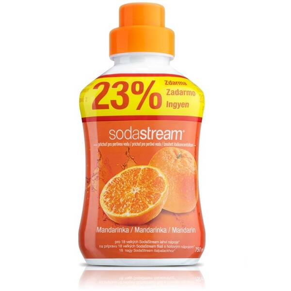 Příchuť pro perlivou vodu SodaStream Mandarinka 750 ml 

