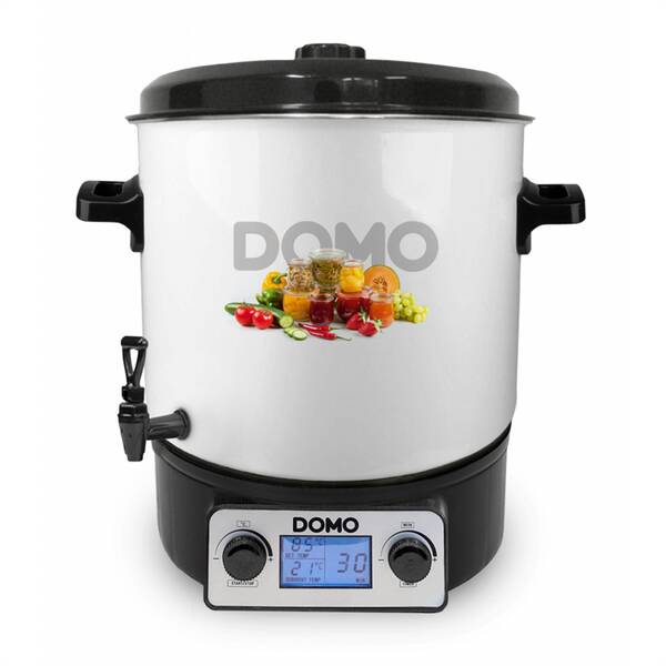Zavařovací hrnec Domo DO42324PC bílá barva
