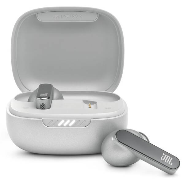 Sluchátka JBL Live Pro 2 TWS stříbrná

