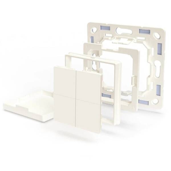 Adaptér Shelly pro BLU Wall Switch 4 (pro Shelly rámečky) bílý

