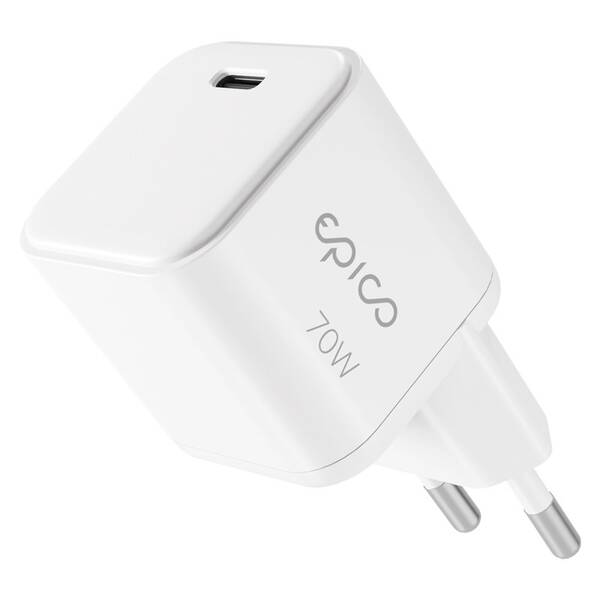 Nabíječka do sítě Epico UltraBoost Micro AVS GaN 70W bílý

