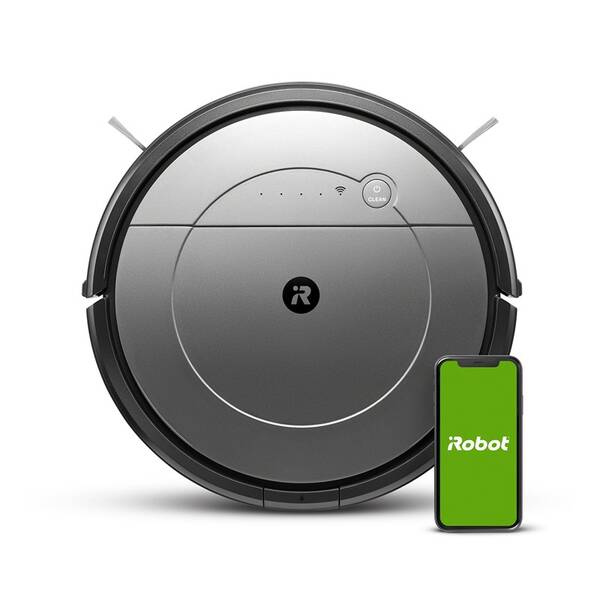 Robotický vysavač iRobot Roomba Combo 1138  šedý

