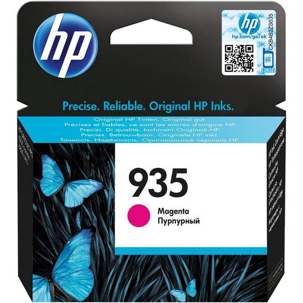 Inkoustová náplň HP 935, 400 stran purpurová

