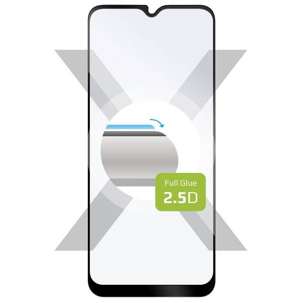 Tvrzené sklo FIXED Full-Cover na Samsung Galaxy A03s černé

