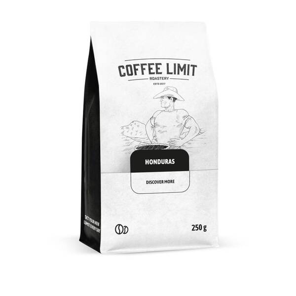 Káva zrnková COFFEE LIMIT Honduras La Paz, Marcala 250 g 

