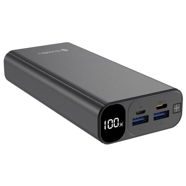 Powerbanka GoGEN PB200007 20000 mAh, USB-C PD 20W černá

