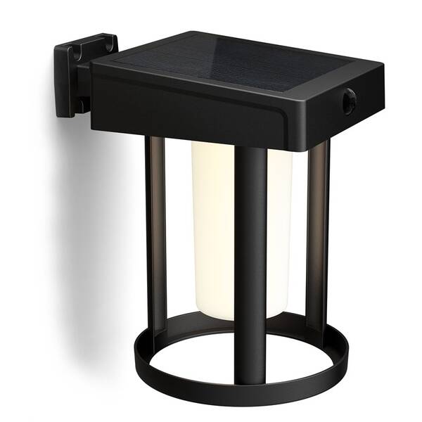 Nástěnné svítidlo Philips Camill, kulaté černé

