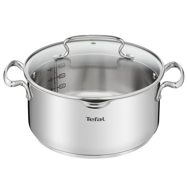 Kastrol s poklicí Tefal G7194656 nerez

