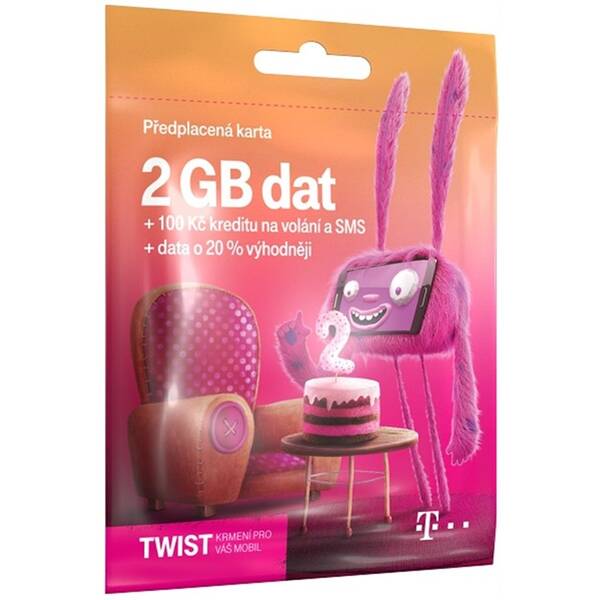 SIM karta T-Mobile Twist s Námi 2 GB 

