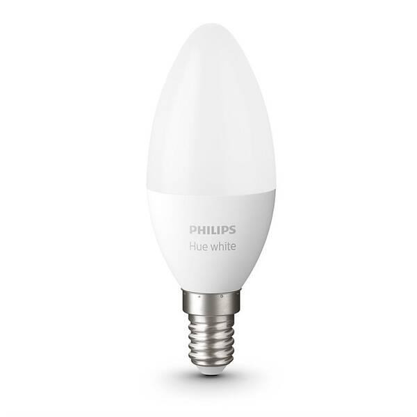 Chytrá žárovka Philips Bluetooth 5,5W, E14, White 

