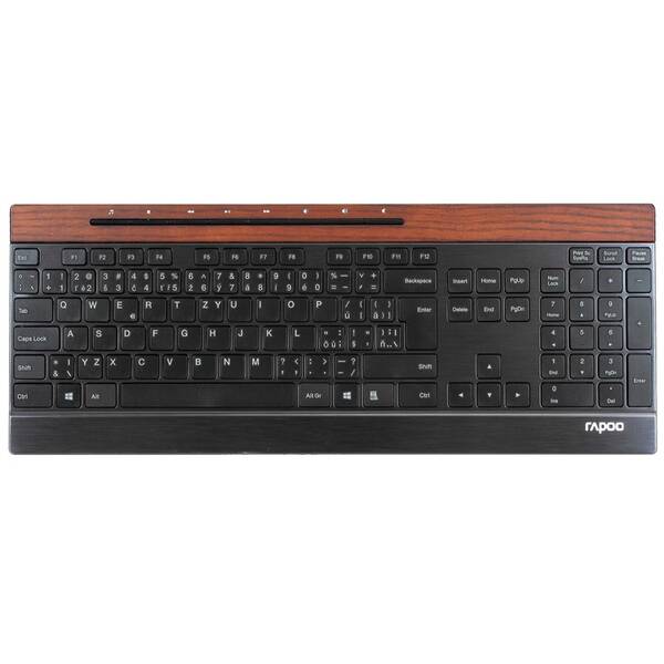 Klávesnice Rapoo E9260, CZ+SK layout černá

