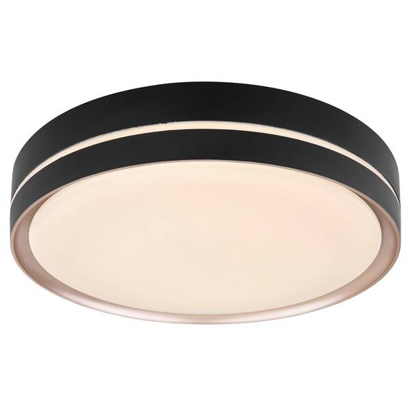 Stropní svítidlo GLOBO Manni, 39 cm, LED, 24W černé

