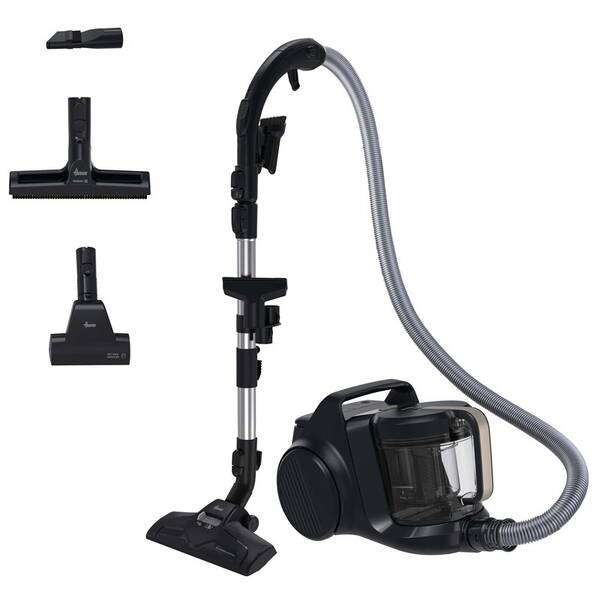 Podlahový vysavač Hoover HP410P 011 černý/béžový

