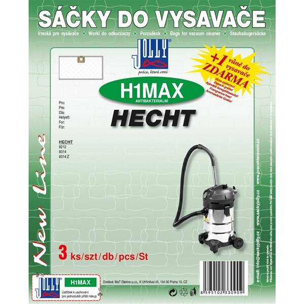Sáčky do vysavače Jolly MAX H 1 Hecht (3 ks) 

